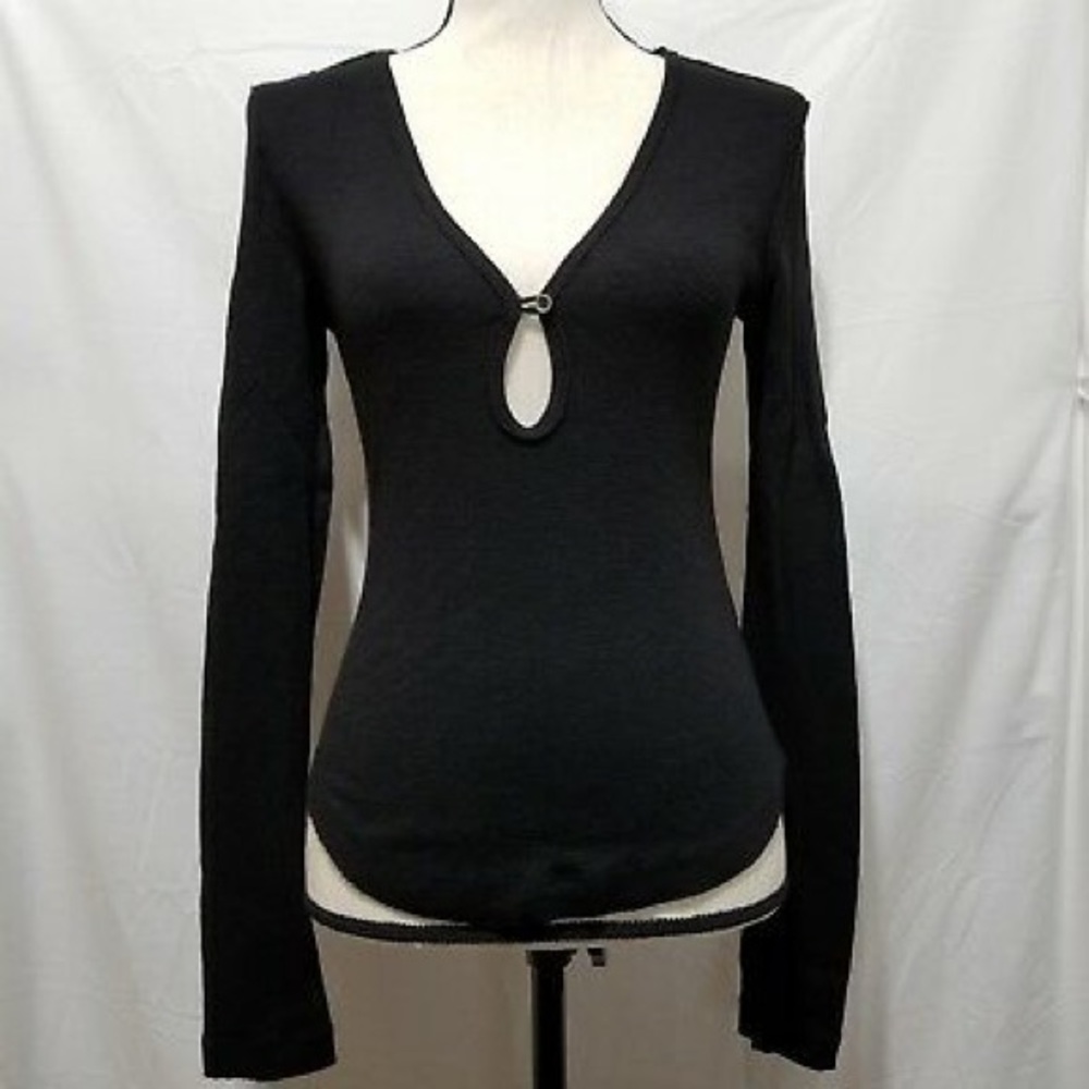 Free People Keyhole Thermal Henley